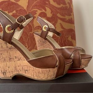 G by Guess Brown Wedges! Size 6.5 $22